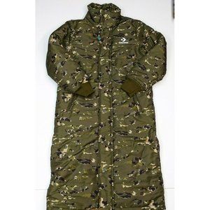 Converse Puffer Jacket Men's Long Full Zip